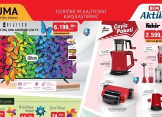 BİM aktüel ürünlerinde bu hafta neler var?