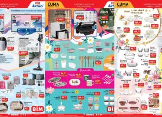 BİM aktüel kataloğunda bu hafta! 29 Eylül Cuma