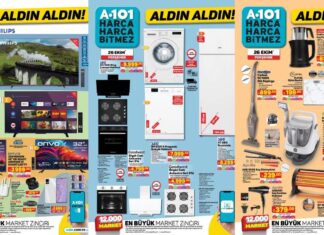 A101’de bu hafta! 26 Ekim Aldın Aldın kataloğu