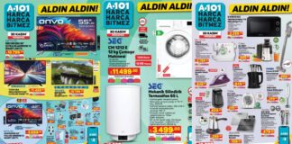 A101 30 Kasım Aldın Aldın kataloğu!