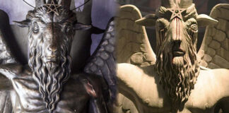 Netflix’in çok izlenen dizisine dava şoku! Sabrina ve Satanist Tapınak, Baphomet Heykeli