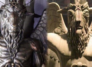 Netflix’in çok izlenen dizisine dava şoku! Sabrina ve Satanist Tapınak, Baphomet Heykeli