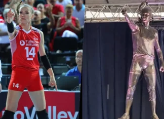 Kaptan Eda Erdem Dündar’ın heykeli açıldı Eda Erdem Dündar Heykeli