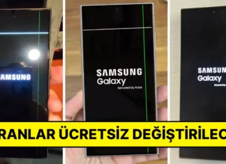 Samsung, yeşil çizgi ekranı için ücretsiz çözüm sunuyor! Samsung Yeşil Çizgi