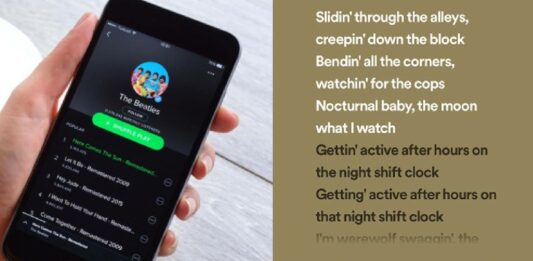 Spotify Şarkı Sözleri Kısıtı