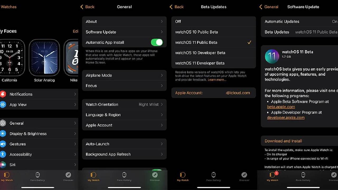 watchOS 11 Public Beta