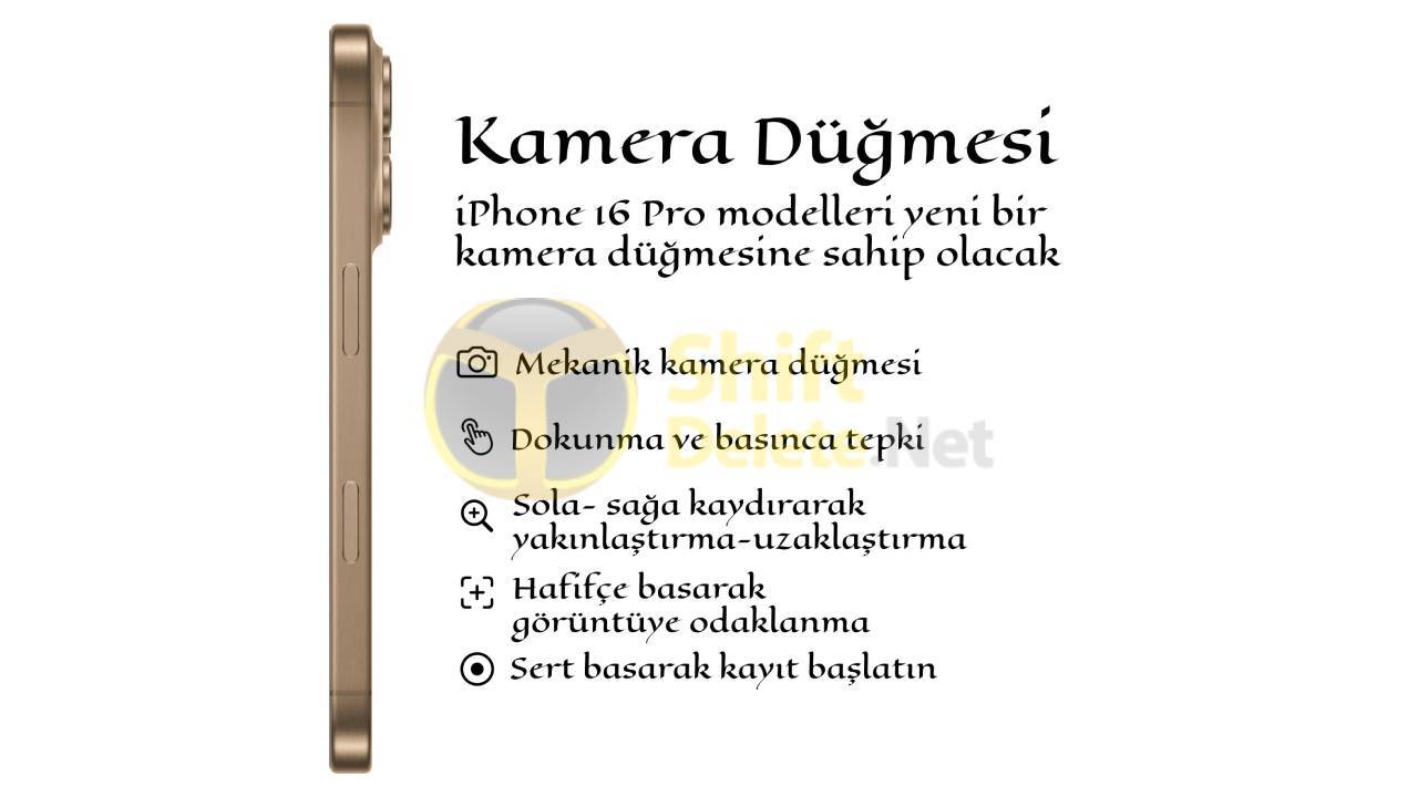 iPhone 16 Pro Kamera Eylem Butonu