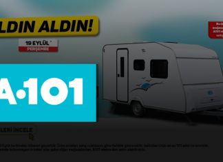 A101, Karavan getiriyor! 19 Eylül Kataloğu A101 19 eylül aktüel karavan