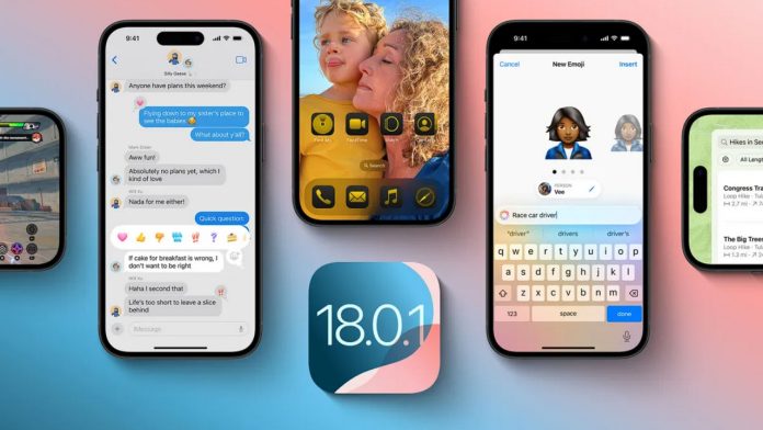 iOS 18.0.1 güncelleme iPhone 16