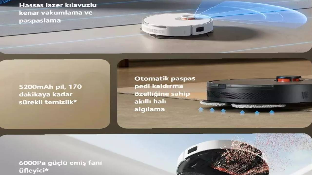 Xiaomi Robot Vacuum S20 ve S20+