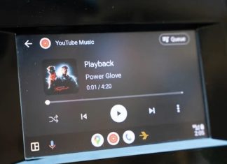 Android Auto medya oynatıcısı modern görünümüyle dikkat çekiyor