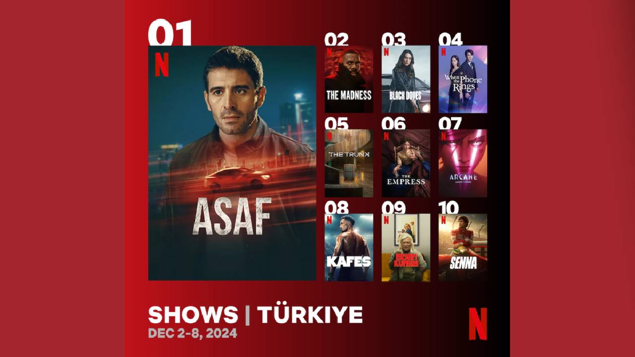 Netflix Türkiye Aralık 2024