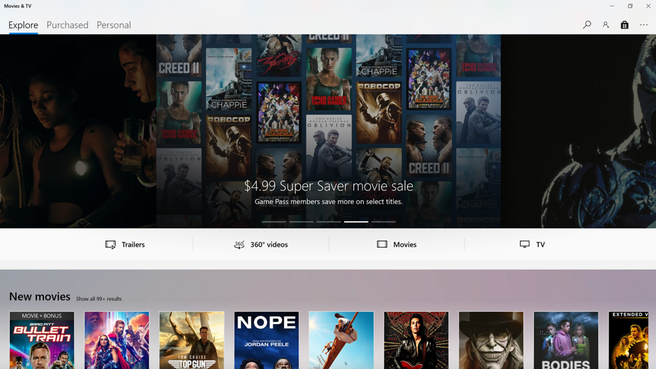 Microsoft, Film & TV uygulamasını sonlandırdı