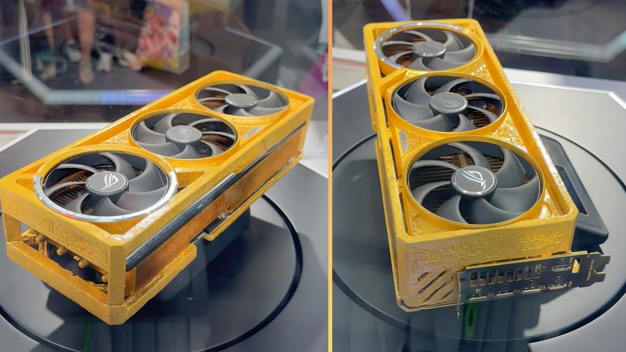 RTX 5090 ROG Astral Real Gold Edition