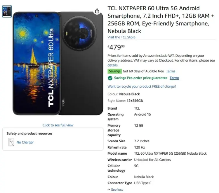TCL dev ekranlı telefonu ile karşımızda