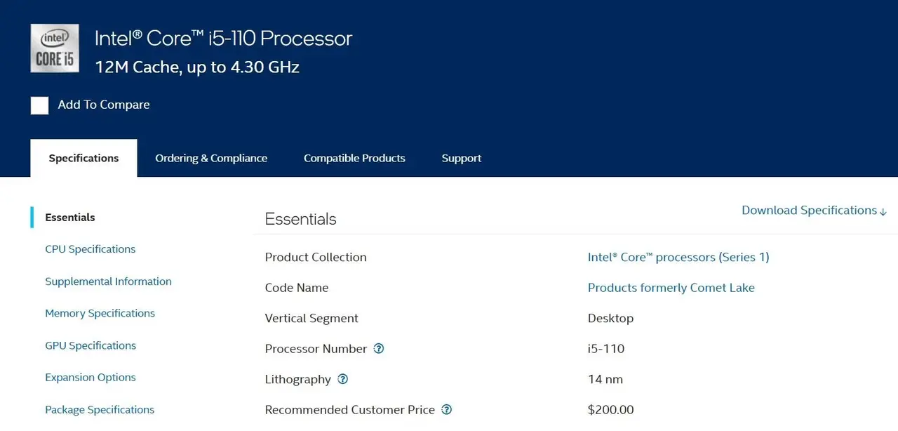Intel Comet Lake serisi geri geliyor