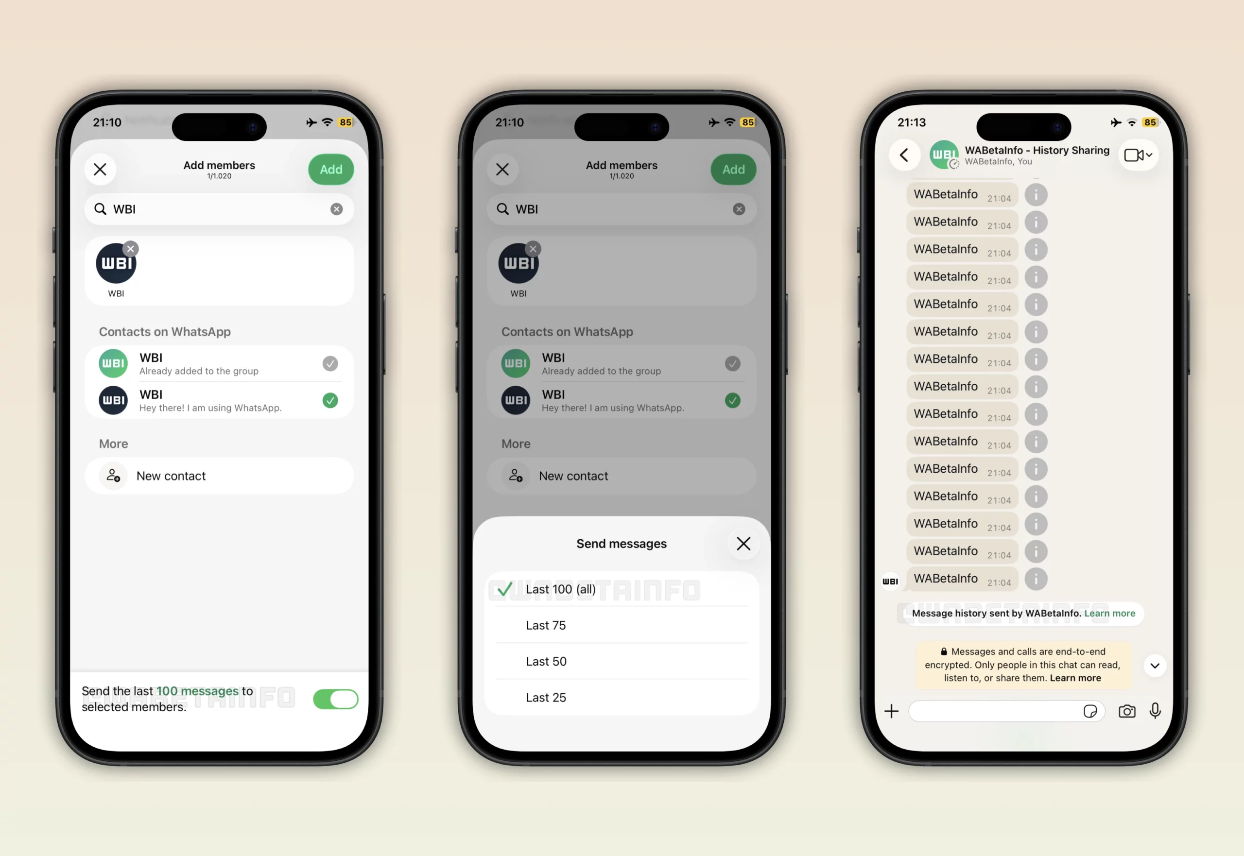 WhatsApp Grup Sohbet Geçmişi Paylaşma Özelliği Geliyor