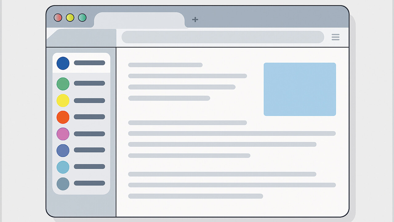 Google Chrome dikey sekmeler