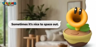 Super Mario Talking Flower Figürü Satışa Çıktı Super Mario Talking Flower