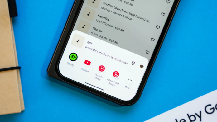 Pixel Now Playing uygulaması