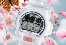 Casio’dan Çiçek Desenli Şeffaf G-Shock Casio G-Shock