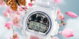 Casio’dan Çiçek Desenli Şeffaf G-Shock Casio G-Shock