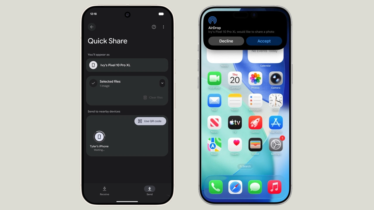 Android AirDrop desteği