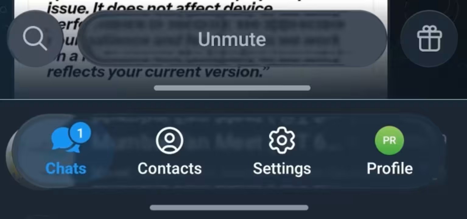 Telegram Android güncellemesi