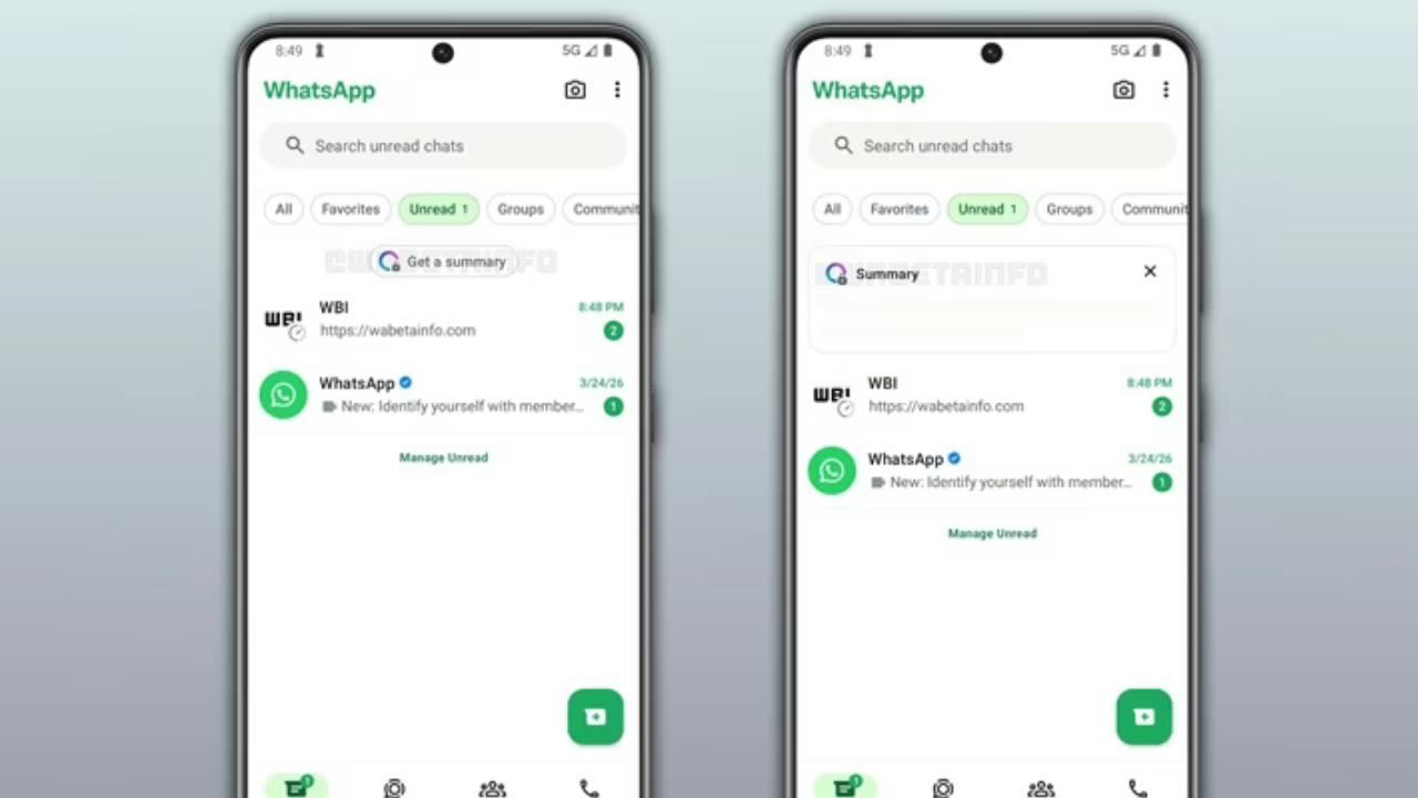 WhatsApp sohbet özeti
