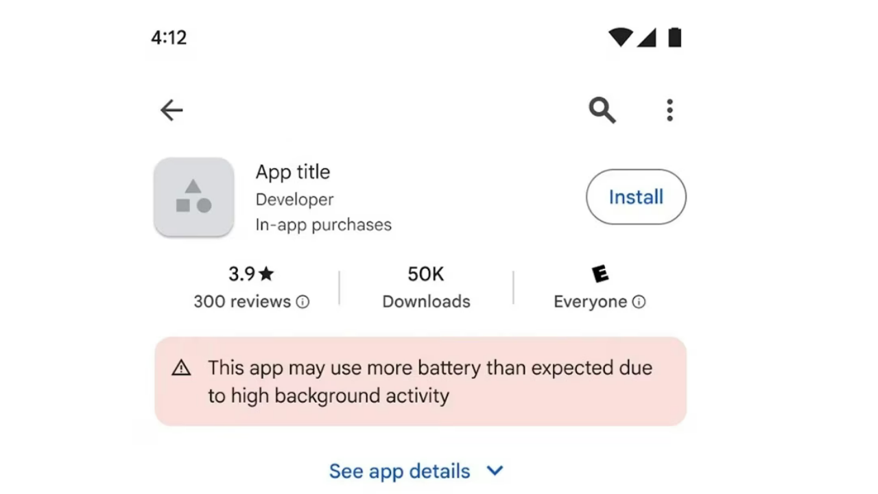 Google aşırı güç tüketimi uyarısı