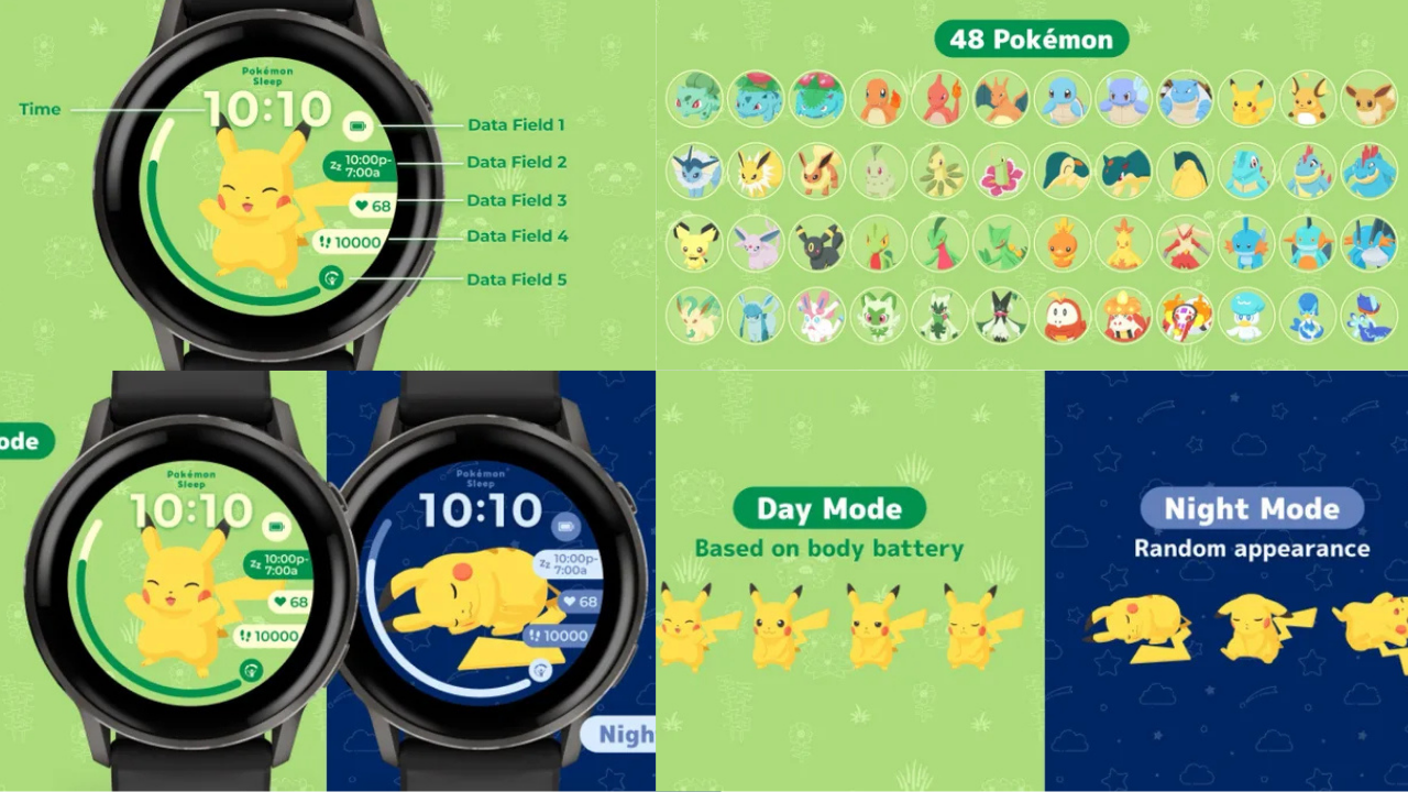 Ücretsiz Pokemon saat yüzleri