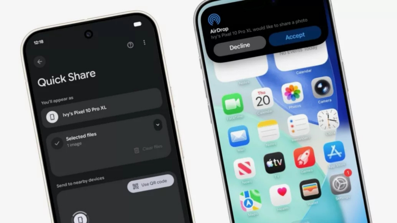 Galaxy AirDrop desteği