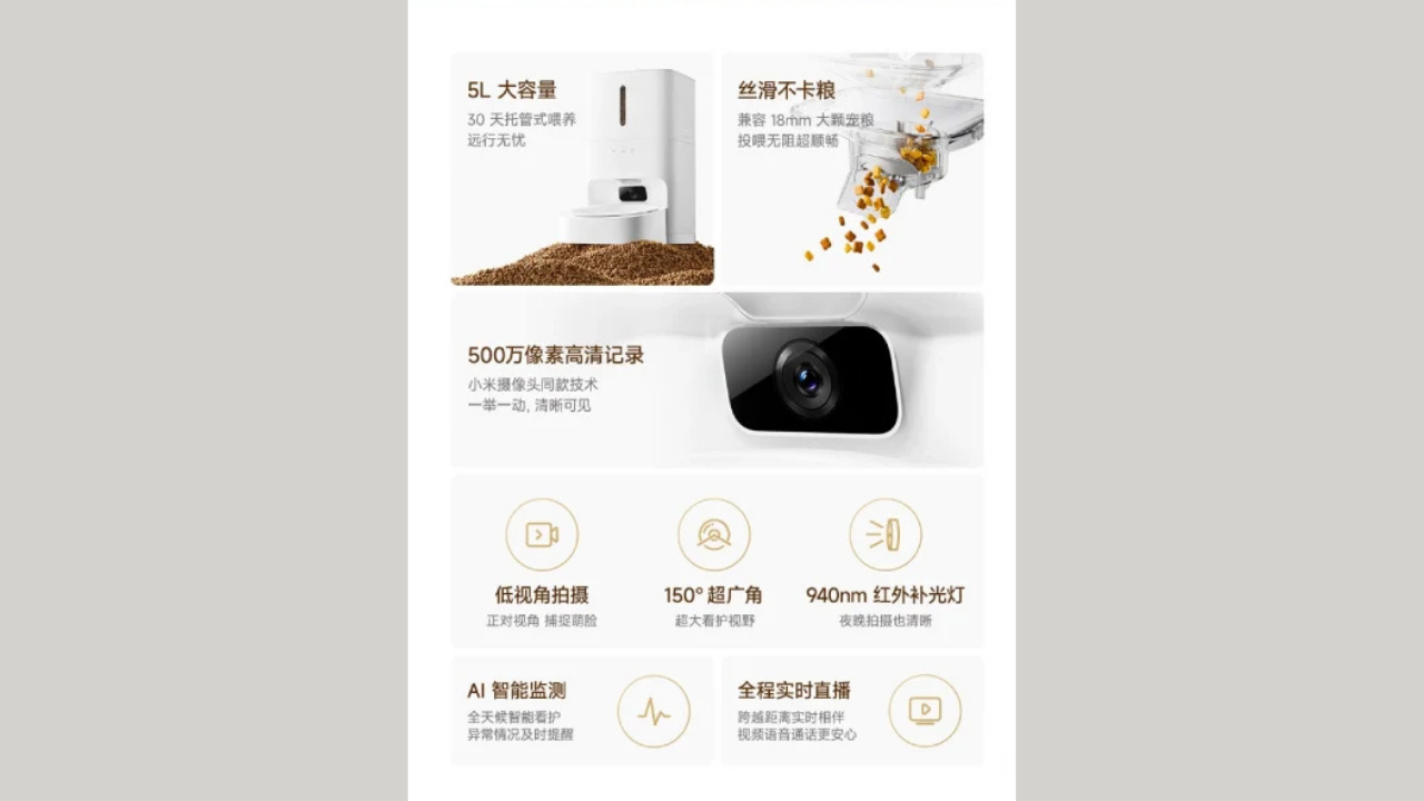 Xiaomi akıllı mama kabı