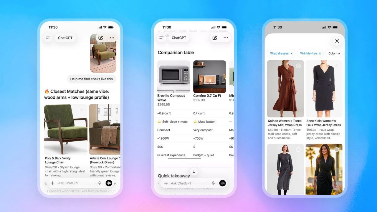 ChatGPT alışveriş özellikleri
