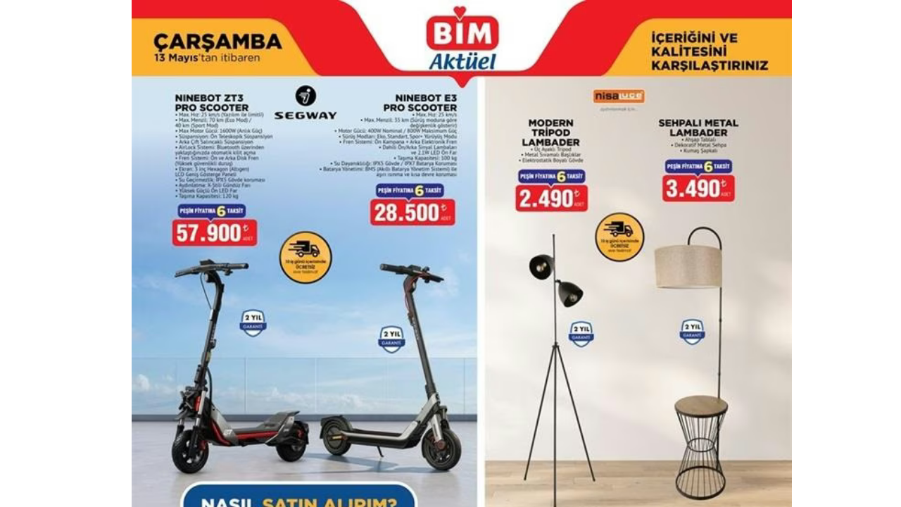 13 Mayıs BİM aktüel