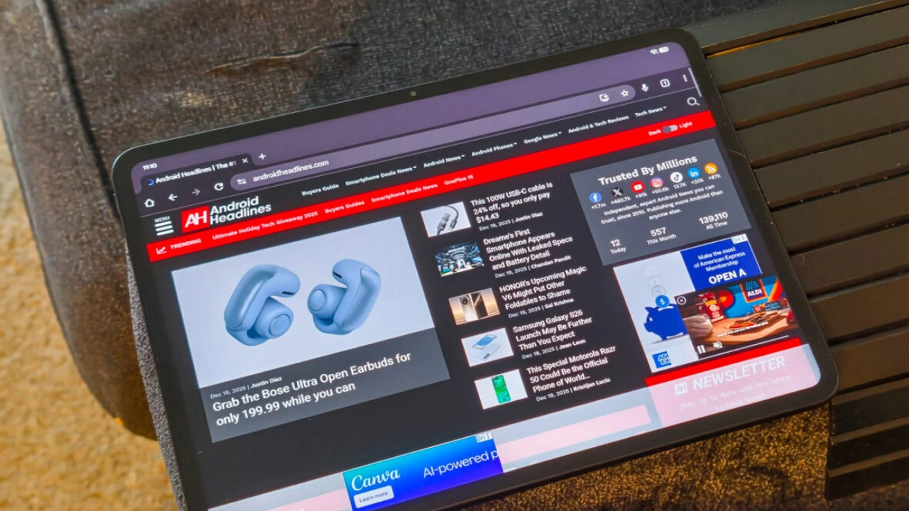 OnePlus kompakt OLED tablet