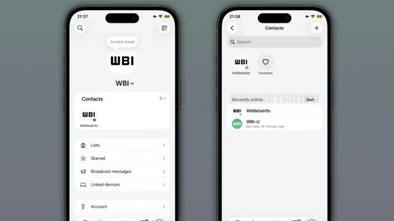 WhatsApp çevrimiçi kişileri gösterme