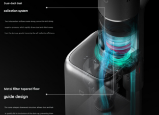 Xiaomi Kendi Tozunu Boşaltan Süpürge Modelini Duyurdu Akıllı dikey süpürge modeli