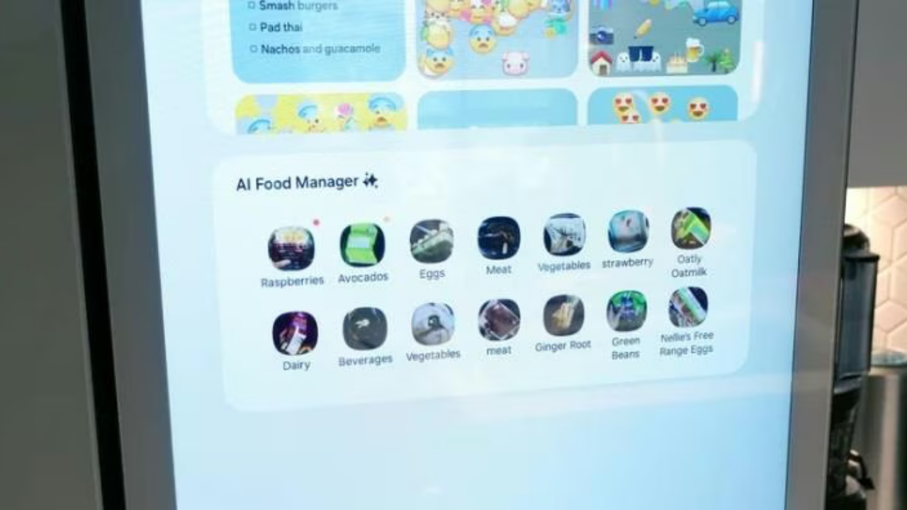 Samsung yapay zekalı buzdolabı
