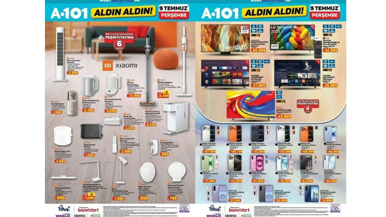9 Temmuz A101 Ekstra