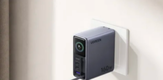 Ugreen 160W GaN Şarj Cihazı Dahili Kablo ve Ekranla Tanıtıldı Ugreen 160W GaN Şarj Cihazı