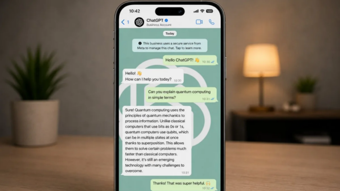 ChatGPT WhatsApp Entegrasyonu