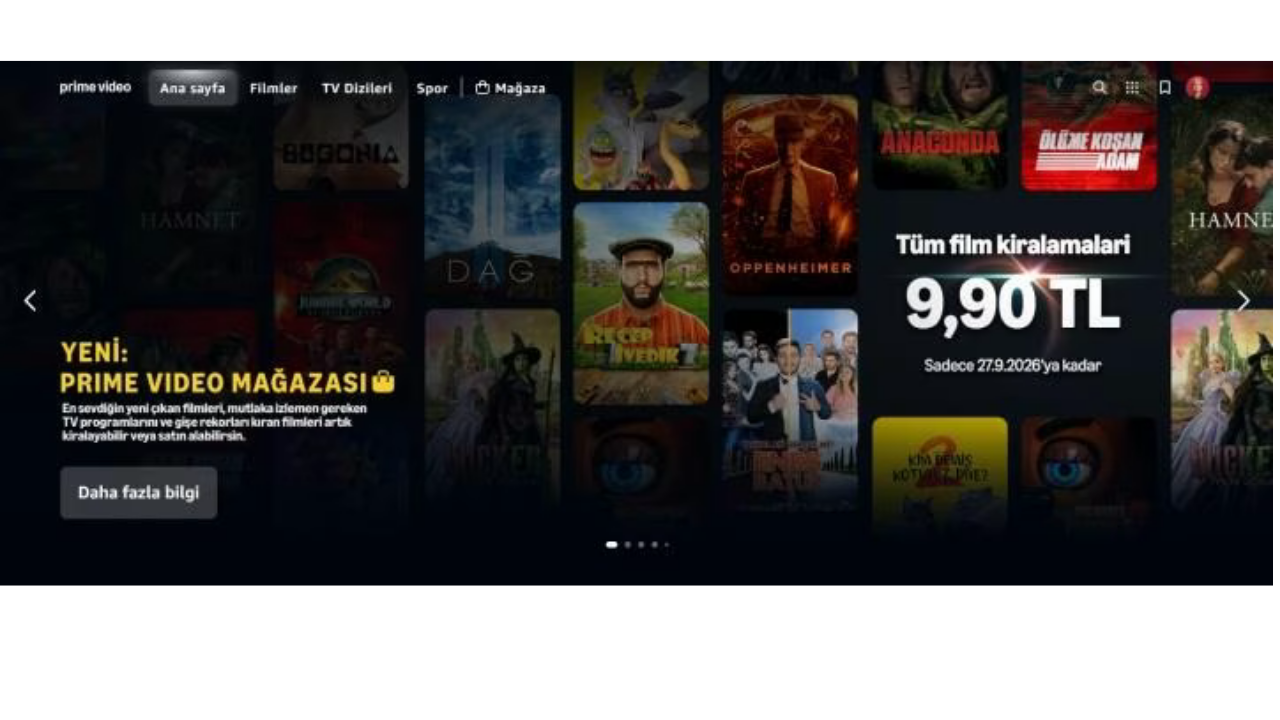 Prime Video film kiralama
