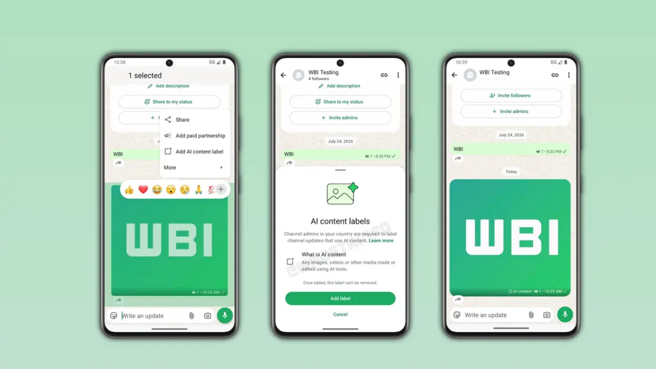 WhatsApp yapay zeka etiketi