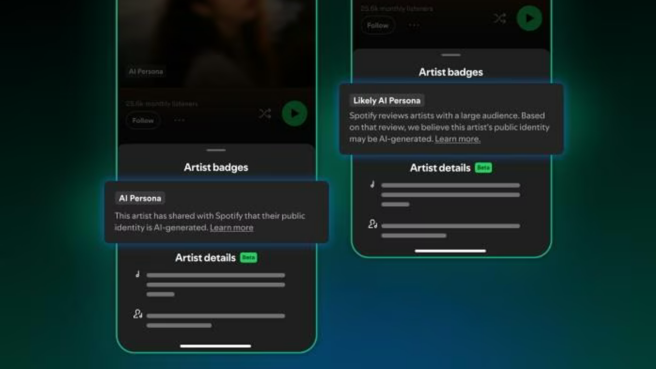 Spotify yapay zeka müziği etiketi