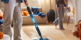 Philips Elektrikli Mop ile Temizliği Kolaylaştırıyor Philips OneUp dikey temizleyici