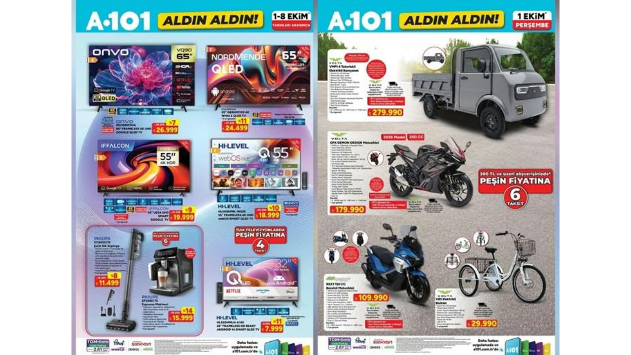 A101 aktüel ürünler