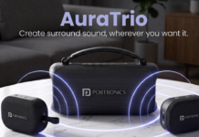 Portronics AuraTrio Hoparlör Seti Duyuruldu Portronics AuraTrio hoparlör