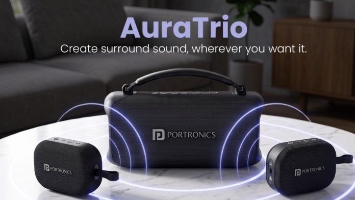 adsız tasarım-437 Portronics AuraTrio hoparlör