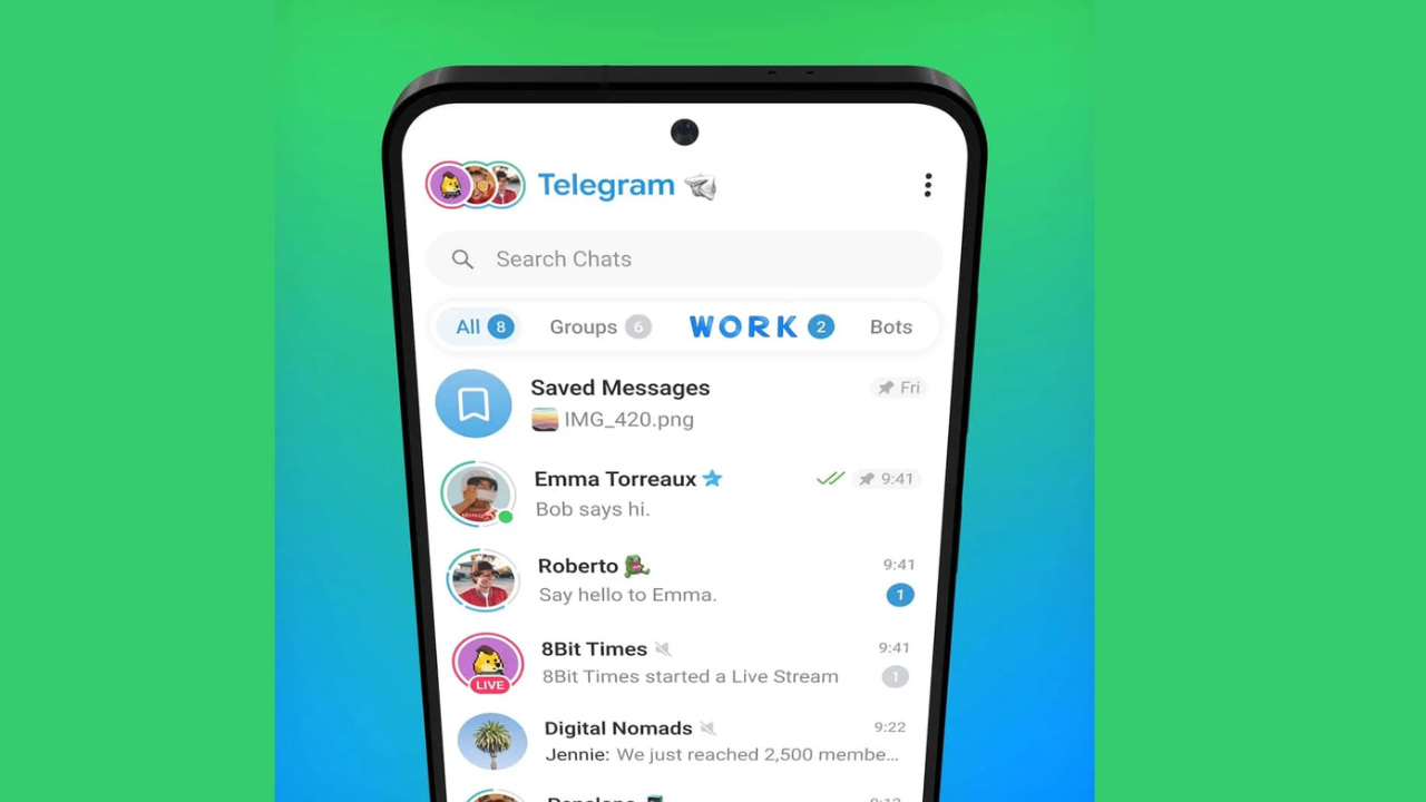 Telegram kişiselleştirilmiş haber